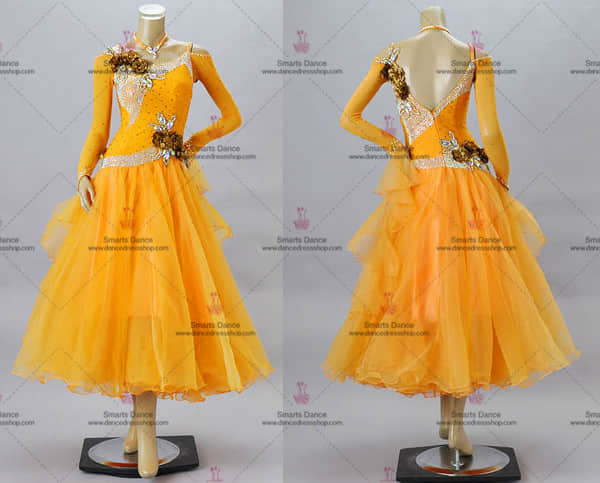 Ballroom Dance Competition Dresses,Ballroom Dance Costumes Orange BD-SG3198,Latin Ballroom Dresses,Ballroom Clothes