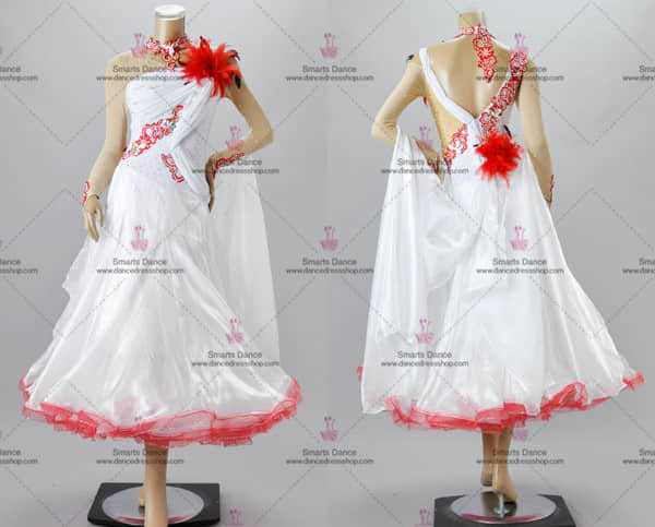 Ballroom Dance Dresses For Sale,Waltz Dance Dresses White BD-SG3201,Ballroom Dress,Custom Made Ballroom Dress