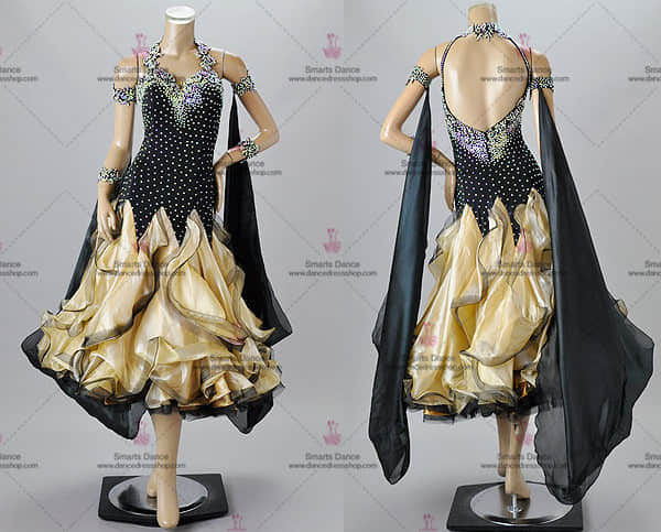 Ballroom Dress,Affordable Ballroom Competition Dresses Multilayer BD-SG3203,Ballroom Dance Costumes For Competition,Ballroom Dance Costumes