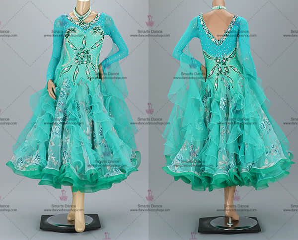 Ballroom Dresses For Sale,Custom Made Ballroom Dress Multilayer BD-SG3218,Ballroom Dancewear,Ballroom Dress