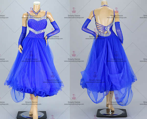 Ballroom Dance Clothes,Ballroom Costumes Blue BD-SG3222,Ballroom Dancewear,Affordable Ballroom Competition Dresses