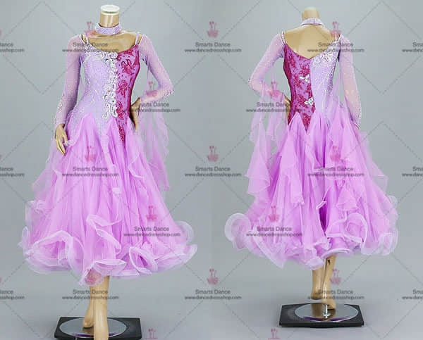Custom Made Ballroom Dress,Latin Ballroom Dresses Multilayer BD-SG3226,Ballroom Dancewear,Ballroom Dresses