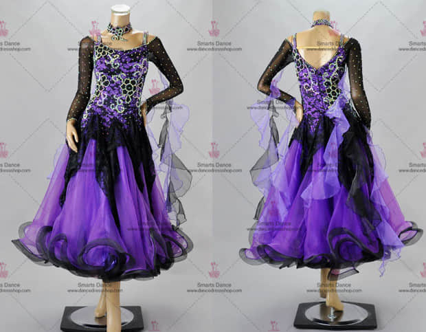 Ballroom Gowns,Ballroom Costume For Female Purple BD-SG3241,Ballroom Dresses For Sale,Tailor Made Ballroom Dress