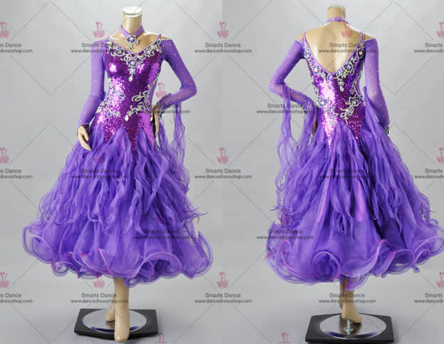 Affordable Ballroom Dress,Ballroom Costumes Purple BD-SG3244,Ballroom Dance Customes,Ballroom Gowns