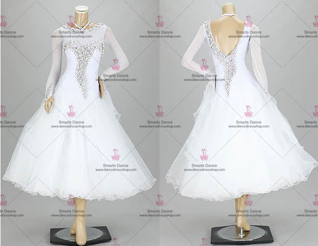 Tailor Made Ballroom Dress,Ballroom Dresses For Sale White BD-SG3246,Ballroom Dancewear,Ballroom Dresses For Sale