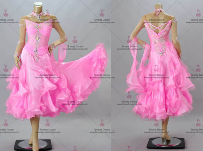 Custom Made Ballroom Dress,Ballroom Dance Customes Pink BD-SG3252,Tailor Made Ballroom Dress,Ballroom Dancewear