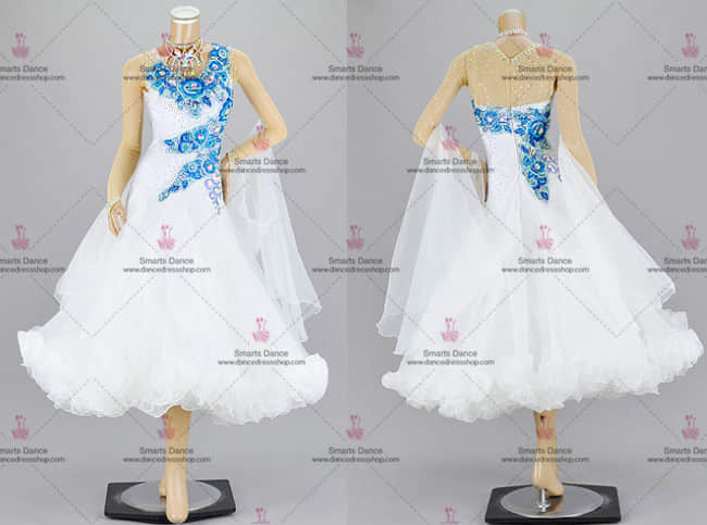 Ballroom Dress,Ballroom Dance Gowns White BD-SG3253,Custom Made Ballroom Dress,Tailor Made Ballroom Dress