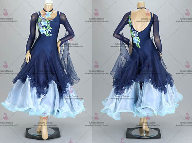 Ballroom Dance Costumes For Competition Multilayer BD-SG3255,Ballroom Dresses,Affordable Ballroom Competition Dresses