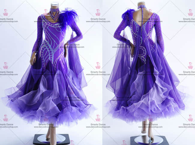Ballroom Dresses For Sale,Womens Ballroom Dress Purple BD-SG3268,Custom Made Ballroom Dress,Ballroom Dance Dresses For Sale