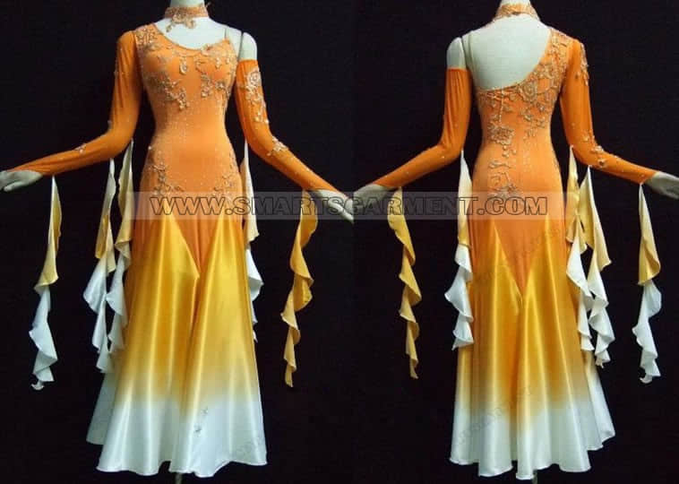 hot sale ballroom dance clothes,big size ballroom dancing garment,Inexpensive ballroom competition dance garment