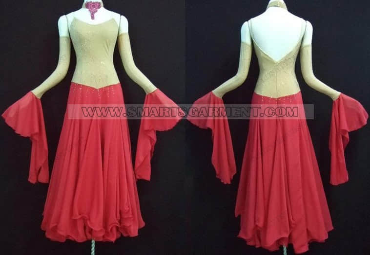 tailor made ballroom dance apparels,ballroom dancing garment for women,big size ballroom competition dance costumes