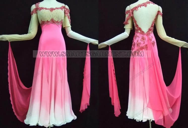 sexy ballroom dancing apparels,customized ballroom competition dance garment,dance team performance wear