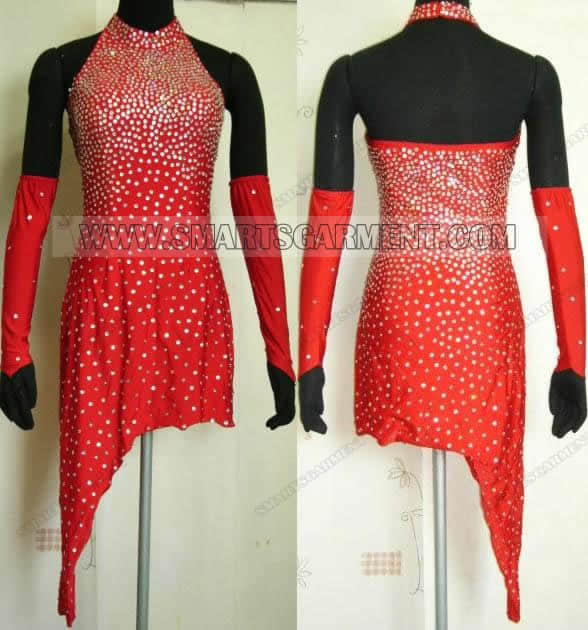 Inexpensive latin competition dance clothes,selling latin dance clothing,rumba gowns