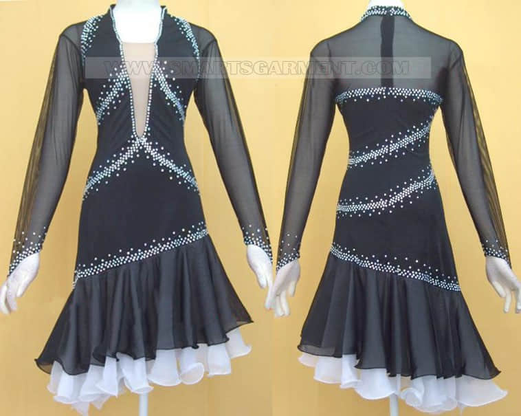 selling latin competition dance apparels,latin dance wear for competition,customized latin dance performance wear