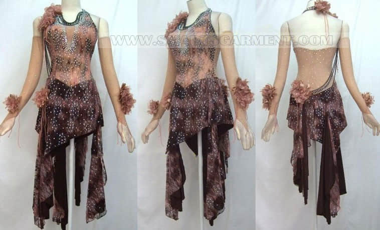 tailor made latin competition dance clothes,brand new latin dance apparels,jazz costumes