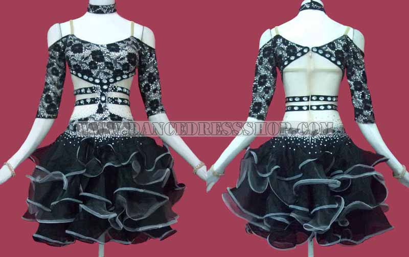 custom made latin competition dance apparels,personalized latin dance garment,Swing dresses