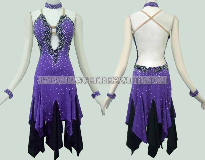 personalized latin dancing clothes,latin competition dance garment for children,latin dance garment for children,Cha Cha costumes