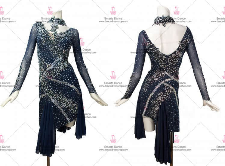 Latin Dancewear,Latin Dancewear Black LD-SG1781,Custom Made Latin Dress,Latin Dance Costumes For Competition