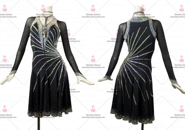 Latin Dance Dresses For Sale,Latin Dress Black LD-SG1783,Latin Dresses For Sale,Womens Latin Dress