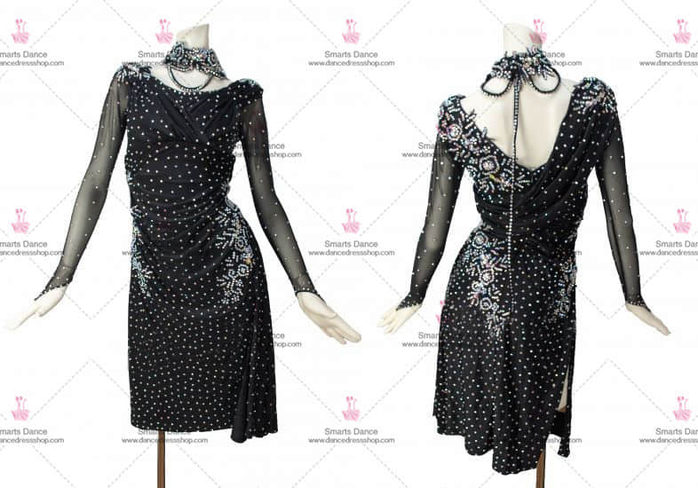 Latin Costume For Female,Affordable Latin Competition Dresses Black LD-SG1785,Latin Dress,Latin Dance Clothes