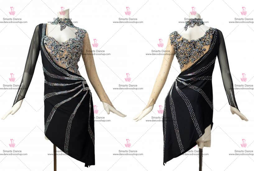 Womens Latin Dress,Waltz Dance Dresses Black LD-SG1788,Latin Dresses,Latin Dresses For Sale