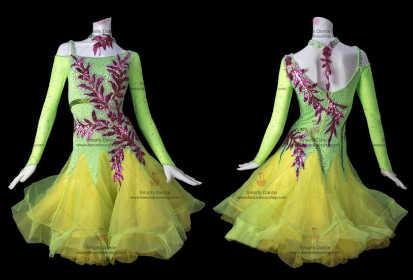 Latin Dance Dresses For Sale,Latin Costume For Female Green LD-SG1808,Latin Clothes,Affordable Latin Dress