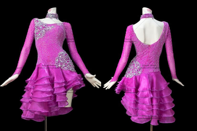 Latin Dresses For Sale,Affordable Latin Competition Dresses Pink LD-SG1809,Latin Dresses,Latin Costume For Female
