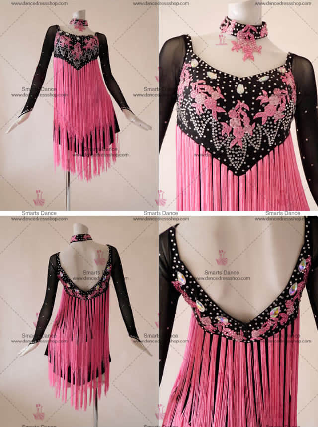 Latin Dress,Latin Dancewear Pink LD-SG1826,Latin Dresses For Sale,Latin Gowns