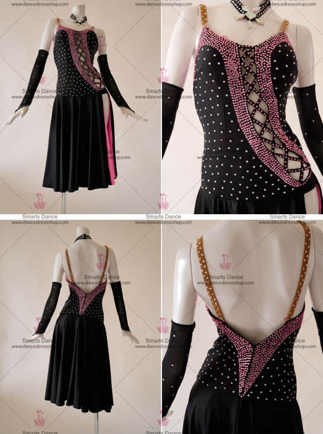 Affordable Latin Competition Dresses,Latin Dance Customes Black LD-SG1840,Latin Dresses For Sale,Affordable Latin Dress
