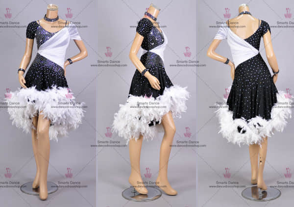 Latin Dance Costumes For Competition,Latin Dance Customes Black LD-SG1859,Latin Costume For Female,Womens Latin Dress