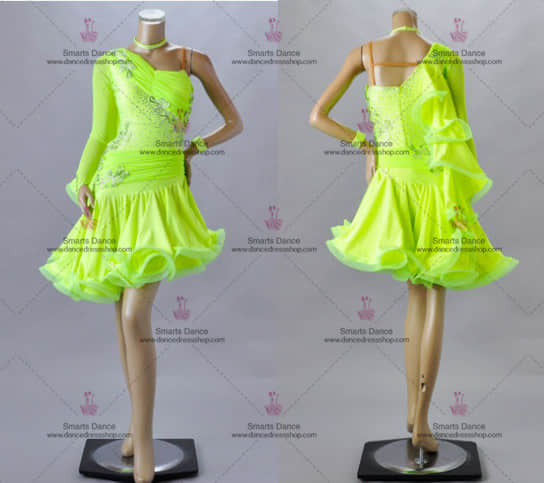 Latin Dresses For Sale,Latin Dance Dresses Green LD-SG1863,Affordable Latin Competition Dresses,Latin Dance Dresses For Sale