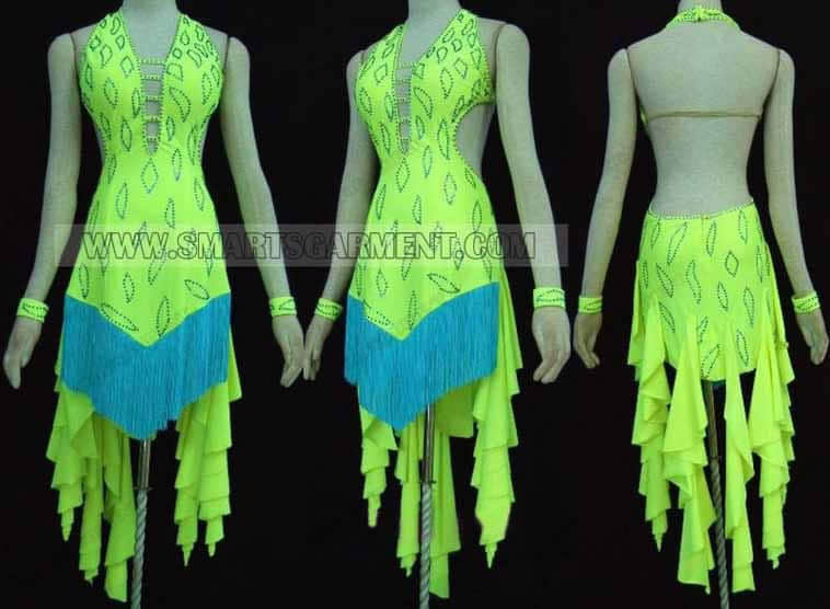 sexy latin competition dance clothes,customized latin dance apparels,jive outfits