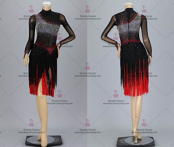 Affordable Latin Dress,Latin Dance Competition Dresses Black LD-SG1872,Latin Clothes,Latin Dress