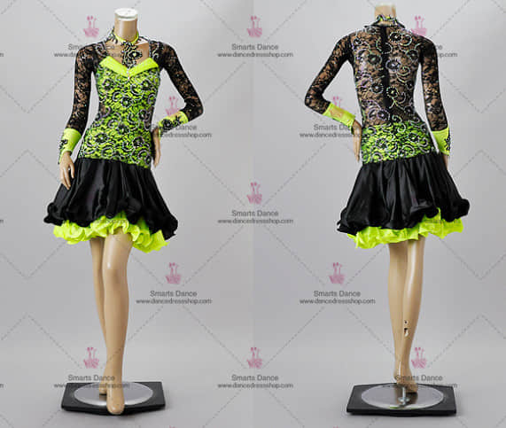 Latin Dance Gowns,Latin Costumes Black LD-SG1880,Latin Dancewear,Latin Dresses For Sale