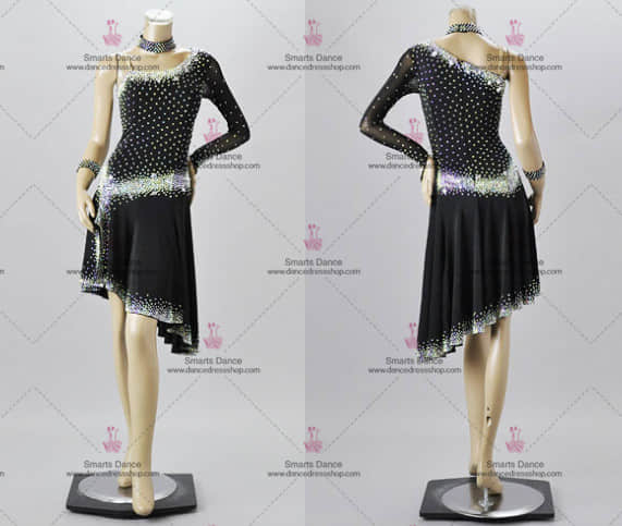 Latin Dress,Latin Dresses For Sale Black LD-SG1881,Latin Gowns,Latin Dance Dresses