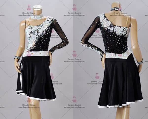 Latin Ballroom Dresses,Latin Dance Costumes Black LD-SG1904,Latin Dresses For Sale,Latin Costumes