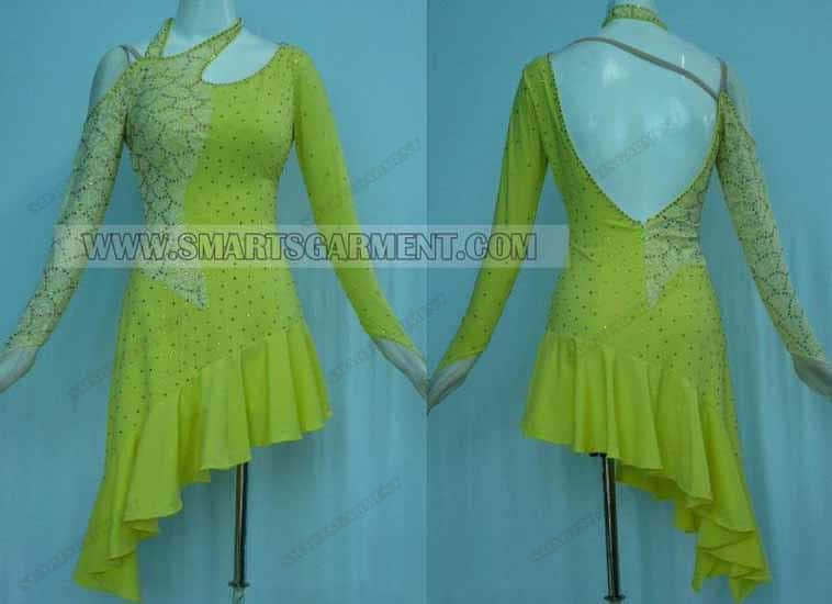 hot sale latin competition dance apparels,latin dance outfits,Inexpensive latin competition dance gowns