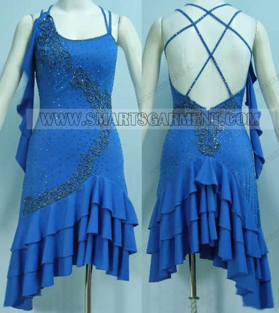 Inexpensive latin competition dance clothes,brand new latin dance dresses,latin competition dance performance wear for sale