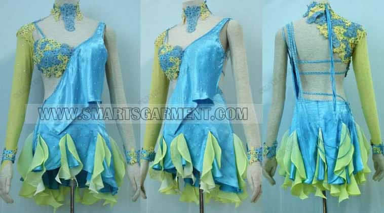 tailor made latin competition dance clothes,hot sale latin dance wear,latin dance gowns for children