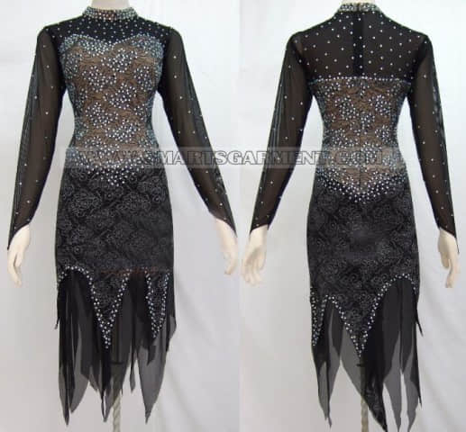 cheap latin competition dance apparels,latin dance garment for sale,Cha Cha wear