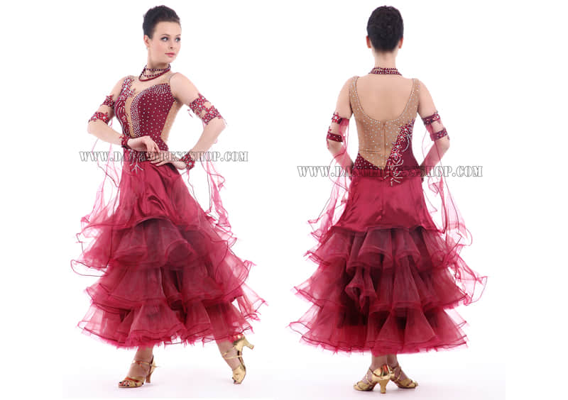 big size ballroom dancing dresses,discount dance team gowns,discount smooth gowns