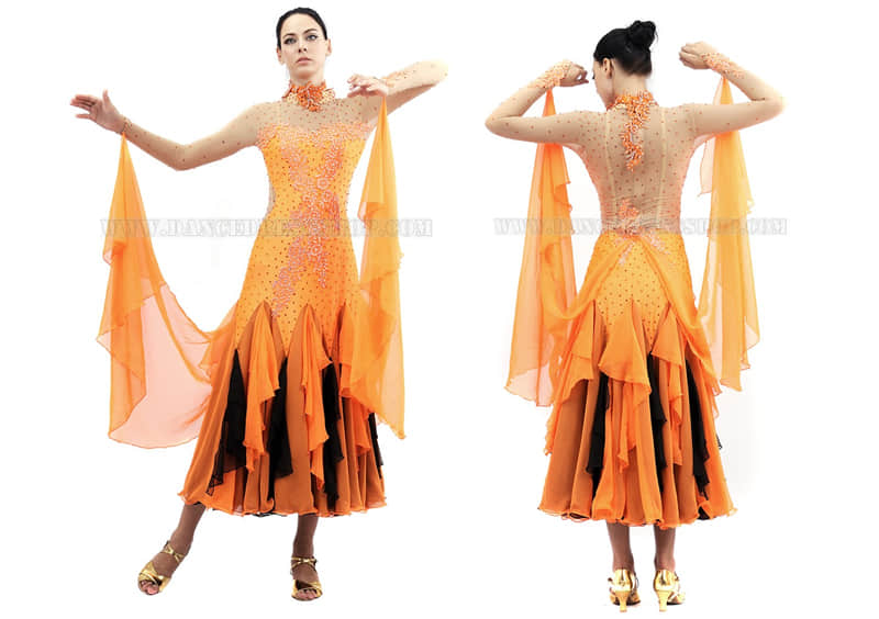 tailor made dance competition dress,professional Modern Dance dress,standard dance dress