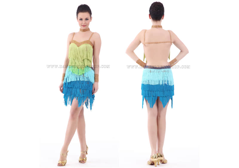 fringes latin dance gowns for women,selling Salsa dresses,cheap Cha Cha gowns