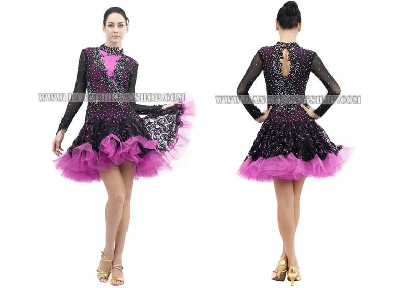 professional latin dance gowns,Inexpensive fringes latin dance gowns,big size latin gowns