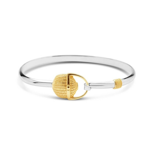 Whale Tail Bracelet - Silver/Rhodium Gold 7