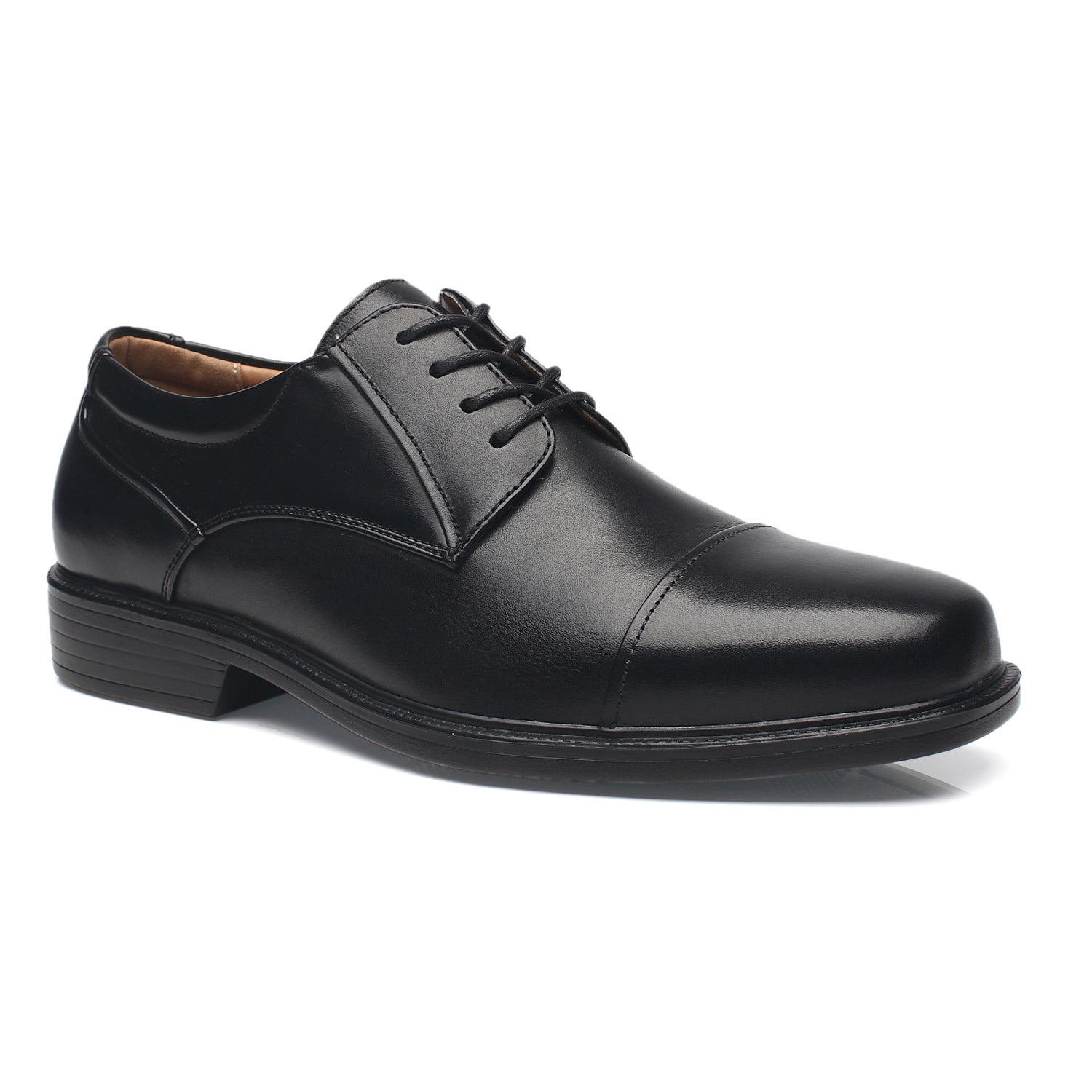 Men's Wide Width Oxford Shoes Wide-1-Black | La Milano Mens Shoes