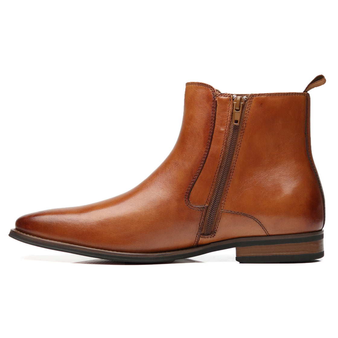 Men's Chelsea Boots Angus-1-cognac | La Milano Mens Shoes