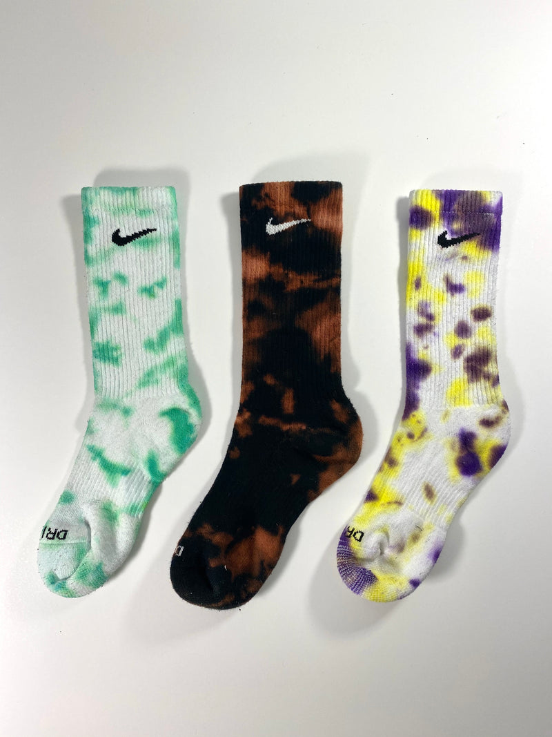 tie dye nike ankle socks