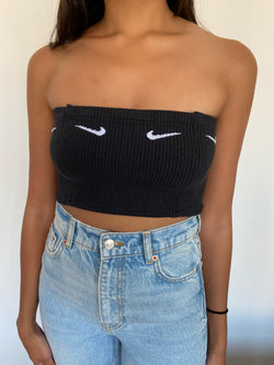 nike strapless top