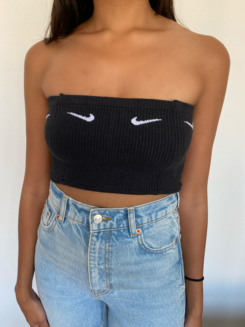 nike sock crop top